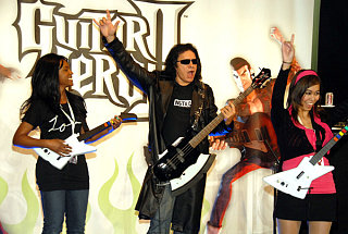 Gene Simmons Promotes Guitar Hero II for Xbox 360