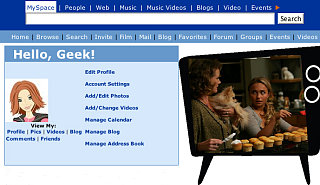 Watch Hit TV Shows On MySpace
