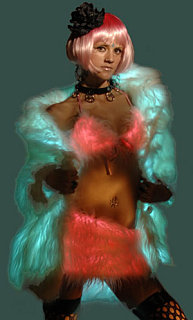Glowfur Bikini Top: 'Art Meets Tech?'
