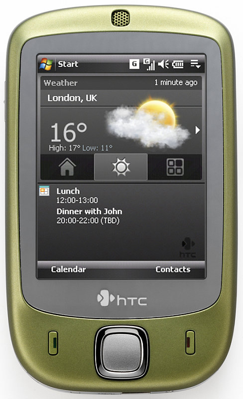HTC's New 'Touch' Friendly Cell Phone