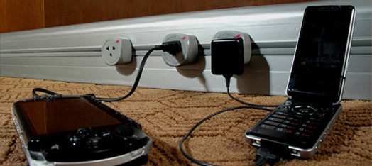 Eubiq's Unique Power Outlet Track