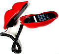 Totally Geeky or Geek Chic? Red Lips Telephone