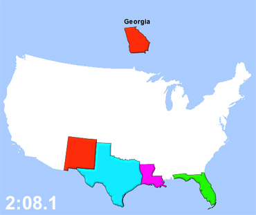 Statetris: It's Tetris On A Map Of The US