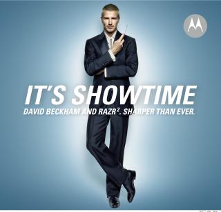 Becks Lends His Physique To Sharp RAZR2 Ads