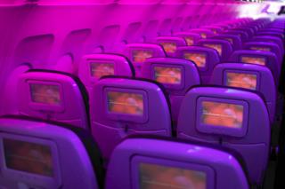 Mile High Geek: Peek At Virgin America's Planes