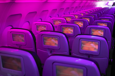 Mile High Geek: Peek At Virgin America's Planes