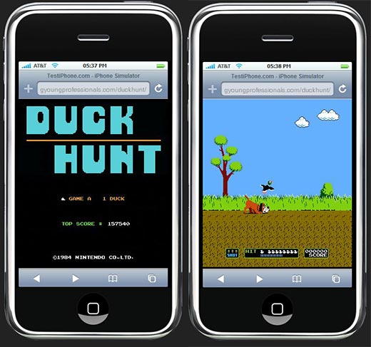 iPhone Games: The Original Duck Hunt 