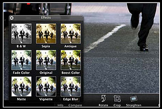 iPhoto Tip: Changing Pics To Black and White