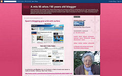 Ninety-Five Year Old Amelia Lopez Gets Her Blog on 