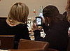 Guess Who Is Checking Out Her Brother's iPhone? 
