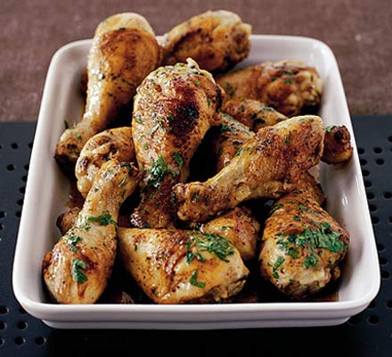 Sunday Dinner: Roast Chicken Drumsticks With Garlic