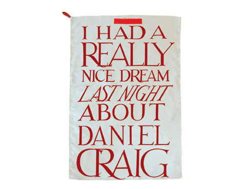 Emma Bridgewater's Whimisical Tea Towels Are Inspired by Daniel Craig