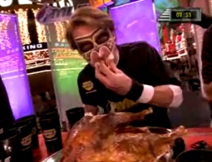 Tim "Eater X' Janus Wins the Major League Eating Thanksgiving Day Competition