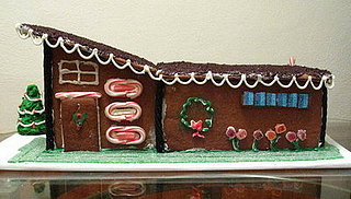 Mid-Century Modern Gingerbread House
