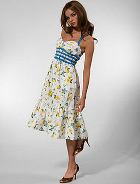 BETSEY JOHNSON Fruity Ruffle Dress