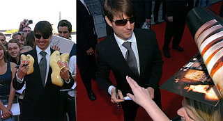 Tom Cruise Has Big Smiles For Amsterdam