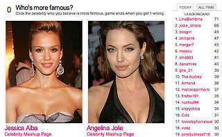 Play Celebrity Faceoff and Win a $100 Gift Card!