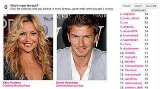 Play Celebrity Faceoff and Win a $100 Gift Card!