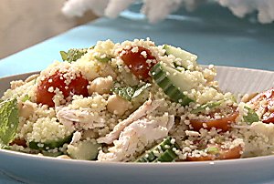Today's Special: Smoked Turkey and Couscous Salad with Lemon-Chive Vinaigrette