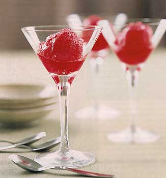 No Bake Dessert: Sorbet with Limoncello Spiked Fruit No Bake Dessert: Sorbet with Limoncello Spiked Fruit