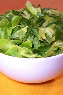 Simple Side Salad with Herbs & Champagne Vinaigrette