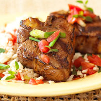 Fast & Easy Dinner: Lamb Chops with Tomatoes