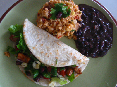 Fast & Easy Dinner: Black Bean Tacos Fast & Easy Dinner: Black Bean Tacos