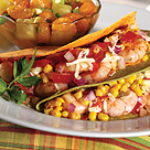 Fast & Easy DInner: Shrimp Tacos with Tropical Salsa Fast & Easy DInner: Shrimp Tacos with Tropical Salsa