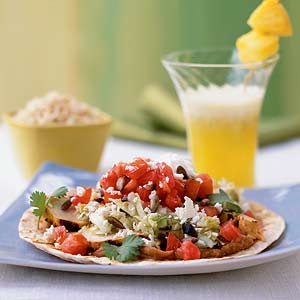 Fast & Easy Dinner: Grilled Chicken Tostadas