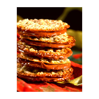 Delicate Chocolate Florentines