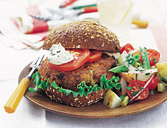 Fast & Easy Dinner: Tempeh-Walnut Burgers