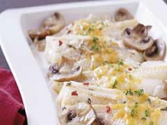 Fast & Easy Dinner: Cheesy Mushroom Fish Bake