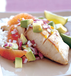Fast & Easy Dinner: Mahi-Mahi With Blood Orange, Avocado Salsa