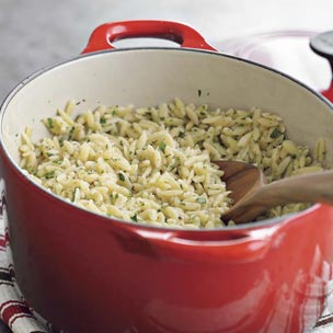 Modern Side: Orzo With Lemon and Parsley