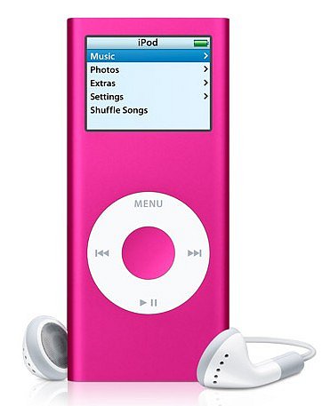 Pink iPod nano
