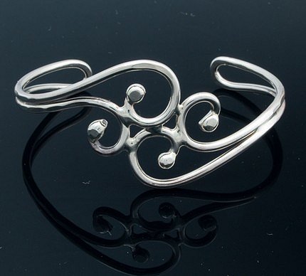 Etsy :: Solid Nickel Silver Bracelet