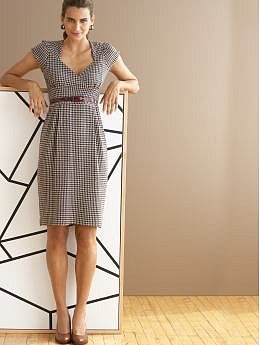 BananaRepublic.com: Houndstooth knit jersey dress