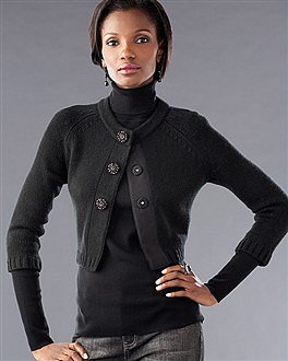 Novelty Crop Cardigan
