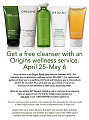 Bella Bargain: Origins Offer Through May 6