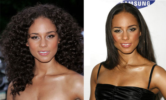 Do You Prefer Alicia Keys With Straight or Curly Hair?