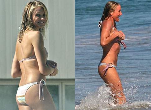 cameron diaz beach