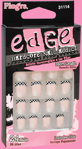 Would You Wear These Checkerboard Nails?