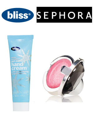 12 Days of Beauty Giveaway: Bliss Snow Wonder High Intensity Hand Cream and Sephora Lip Gloss Ring