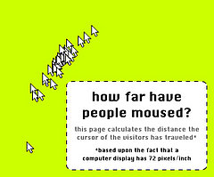 Website of the Day: Project EUH's Cursor Distance Site