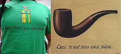 Ceci N'est Pas Une Pipe Tee: Geeky or Chic?