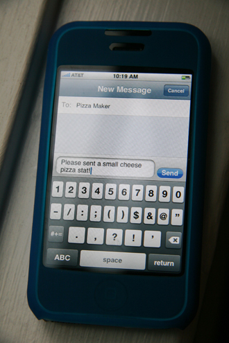 Would You Text Your Pizza Order?