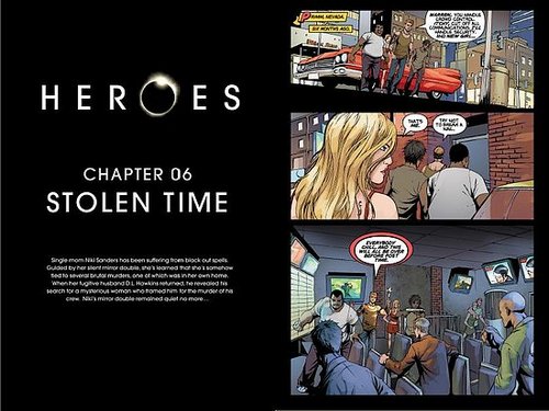 HEROES Graphic novel Chapter Six: Stolen time