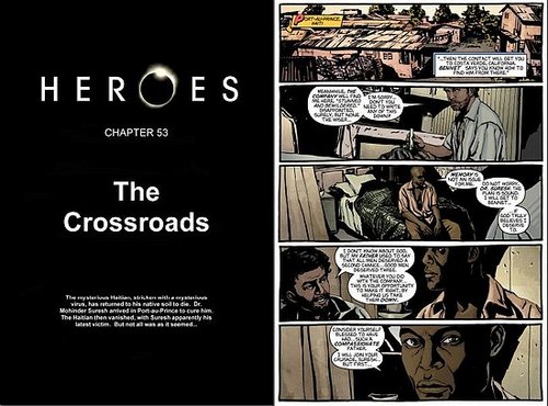 HEROES Graphic novel Chapter fifty three: The crossroads.