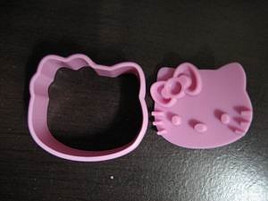 Hello Kitty Cookie Cutter & Stamp