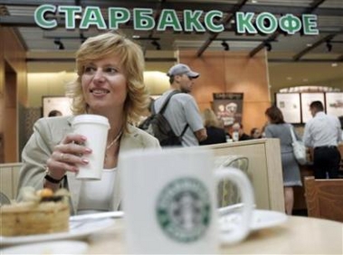 Starbucks opens first coffee shop in Russia (Yahoo:Reuters)